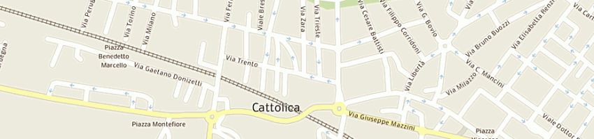 Mappa della impresa pensione rita di gabellini rita a CATTOLICA
