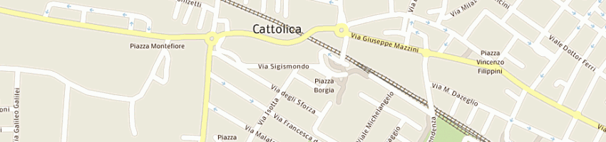 Mappa della impresa edil previt di previte francesco a CATTOLICA