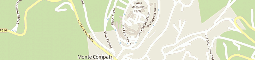Mappa della impresa banca di roma spa a MONTE COMPATRI
