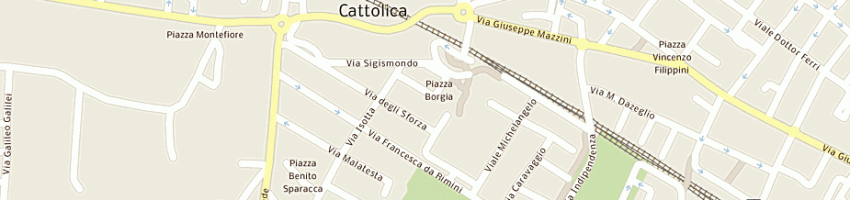 Mappa della impresa gramolini maurizio, marisa e c - snc a CATTOLICA