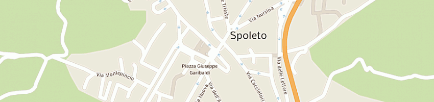 Mappa della impresa consul ass snc di cretoni t e ferraldeschi v a SPOLETO