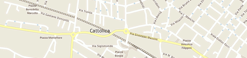 Mappa della impresa gregori franca a CATTOLICA