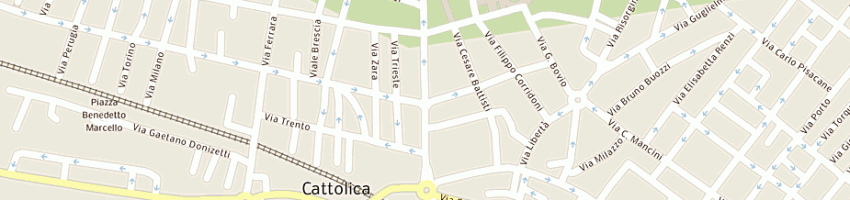 Mappa della impresa b e b immobiliare snc a CATTOLICA
