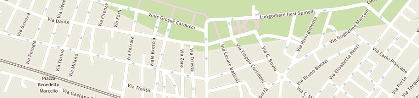 Mappa della impresa bar trocadero di poli e c snc a CATTOLICA