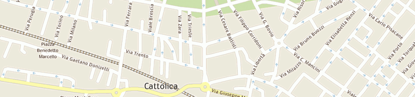 Mappa della impresa cp snc di casadei natale e palazzo specioso davide a CATTOLICA