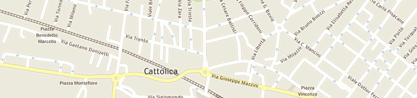 Mappa della impresa albergo moresco a CATTOLICA