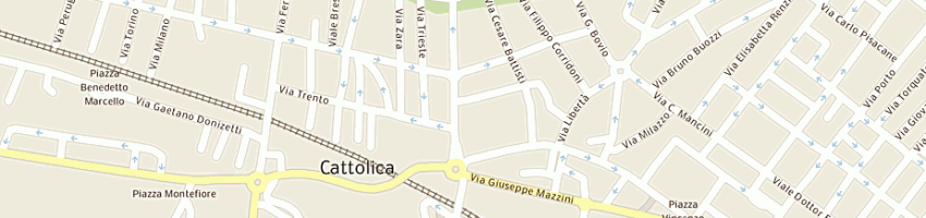 Mappa della impresa hotel ambra a CATTOLICA