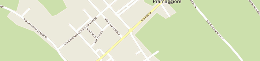 Mappa della impresa visentin mario e c snc a PRAMAGGIORE