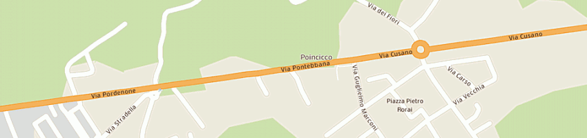 Mappa della impresa eco mac service srl a ZOPPOLA