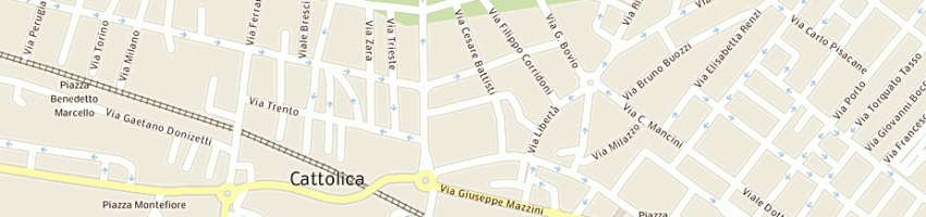 Mappa della impresa pensione aden a CATTOLICA