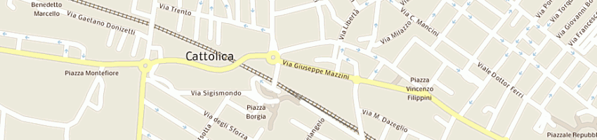 Mappa della impresa lombardi rosanna a CATTOLICA