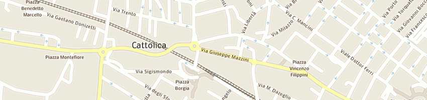 Mappa della impresa padovano federico a CATTOLICA