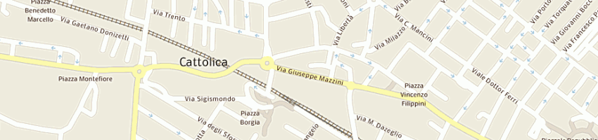 Mappa della impresa masini antonio a CATTOLICA