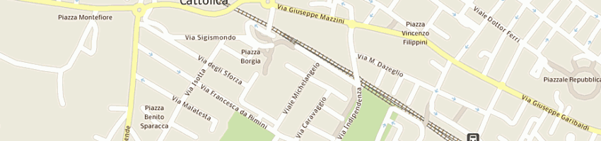 Mappa della impresa baldassarri giuseppe a CATTOLICA