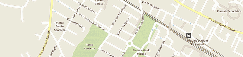 Mappa della impresa studio tecnico 3 a a CATTOLICA