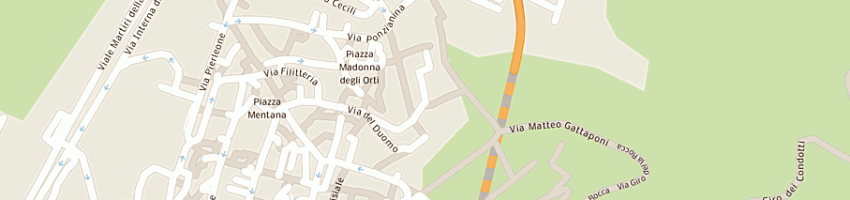 Mappa della impresa terrazza frau a SPOLETO