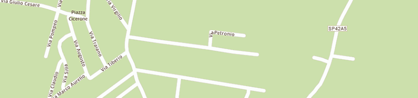 Mappa della impresa sandra intimo srl a ROMA