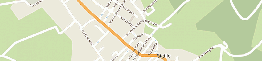 Mappa della impresa comune di sigillo a SIGILLO