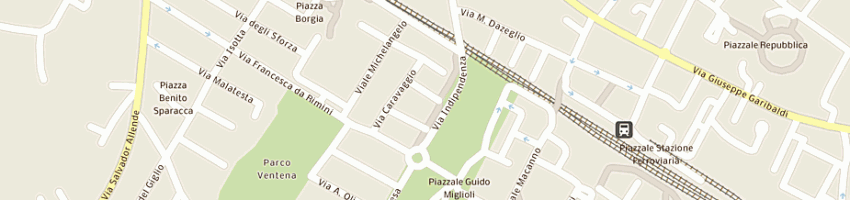 Mappa della impresa videocam new di colombo loredana a CATTOLICA