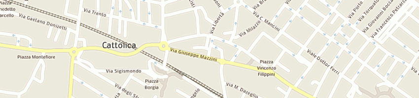 Mappa della impresa casa riposo galli a CATTOLICA