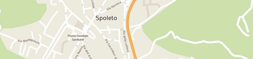 Mappa della impresa cimitero a SPOLETO