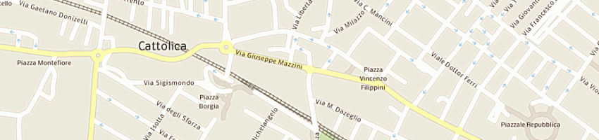 Mappa della impresa ambulatorio veterinario di covatti dott lauro a CATTOLICA