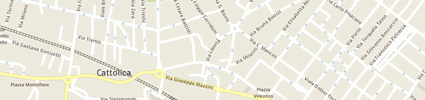 Mappa della impresa angelotti cristina a CATTOLICA