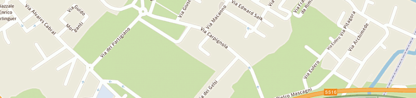 Mappa della impresa data srl a CATTOLICA