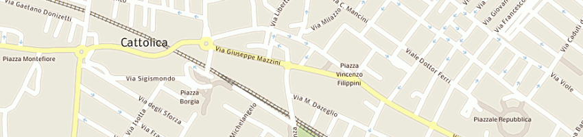 Mappa della impresa anzeletti srl a CATTOLICA