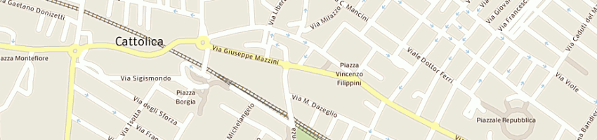 Mappa della impresa quickly cleaner pulizie snc di la malfa massimiliano e c a CATTOLICA