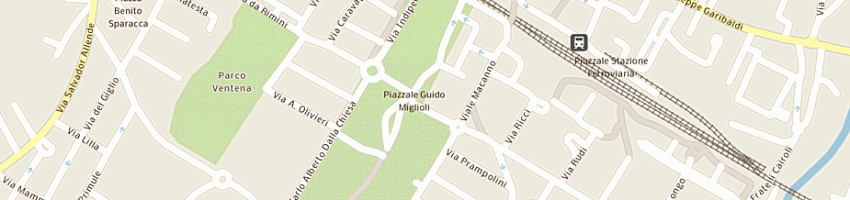 Mappa della impresa carabinieri a CATTOLICA