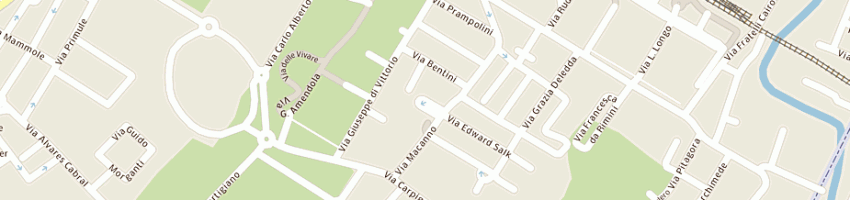 Mappa della impresa flan ristorazione srl a RIMINI