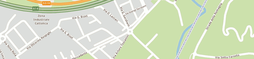 Mappa della impresa cna servizi scrl a CATTOLICA