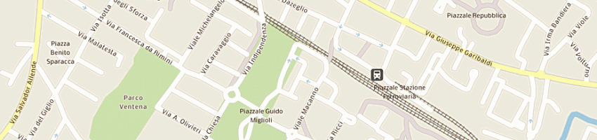 Mappa della impresa transitalia di bacchini marzia a CATTOLICA