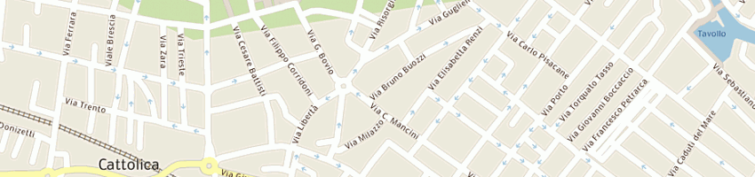 Mappa della impresa agenzia d'affari in mediazione di galli luciano a CATTOLICA