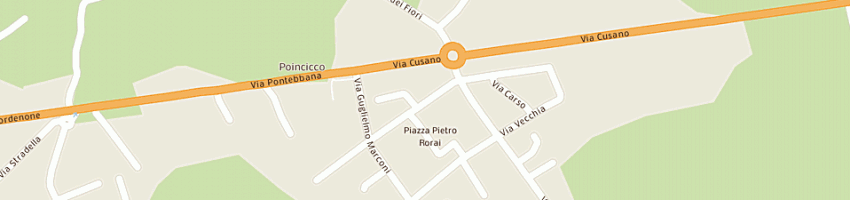 Mappa della impresa siec srl a ZOPPOLA
