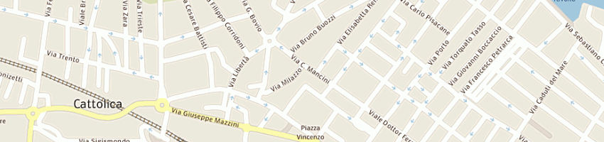 Mappa della impresa lucas uomo di pesaresi gianluca a CATTOLICA