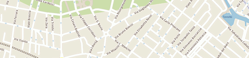 Mappa della impresa giuliani daniela a CATTOLICA