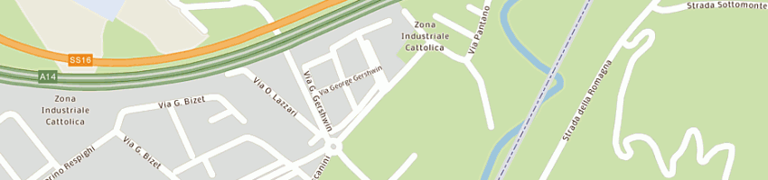 Mappa della impresa grosclima srl a CATTOLICA