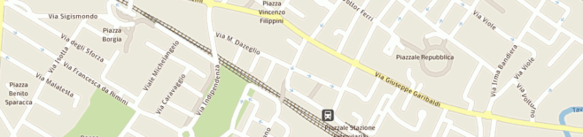 Mappa della impresa tipografia beretta sas a CATTOLICA