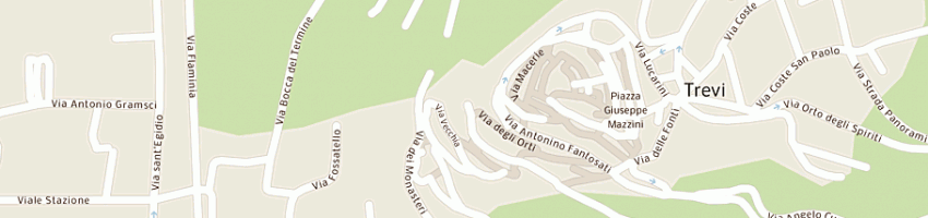 Mappa della impresa andy srl a TREVI