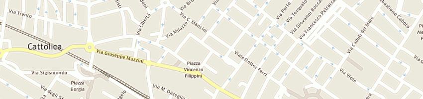 Mappa della impresa salv snc di sparacca oriana e c a CATTOLICA