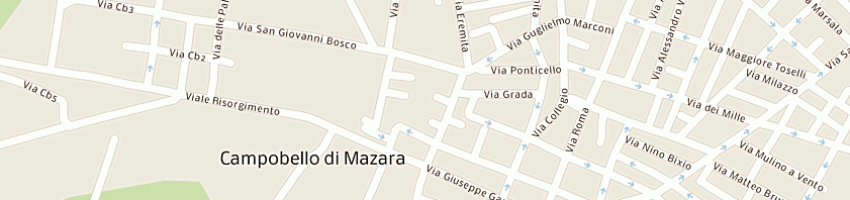 Mappa della impresa municipio a CAMPOBELLO DI MAZARA
