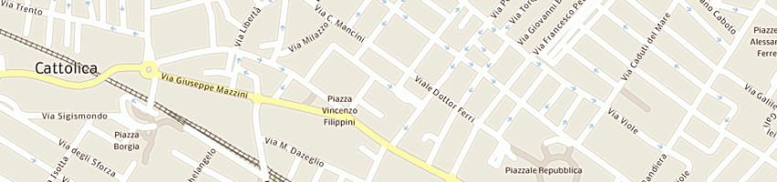 Mappa della impresa avis donatori sangue a CATTOLICA
