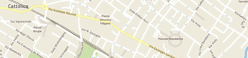 Mappa della impresa sas grandicelli guido a CATTOLICA