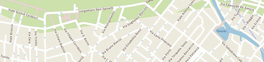 Mappa della impresa hotel la pergola a CATTOLICA