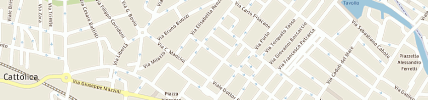 Mappa della impresa bagni 14 snc di cervesi giuseppe e c a CATTOLICA
