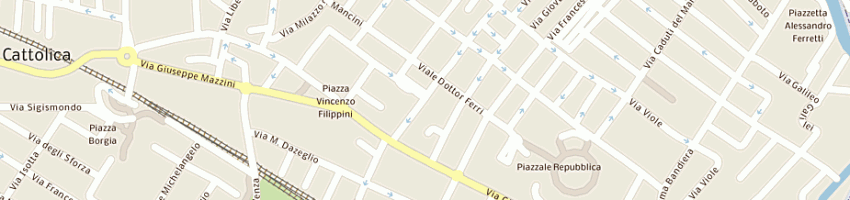Mappa della impresa italmacchine di battistotti giovanni a CATTOLICA