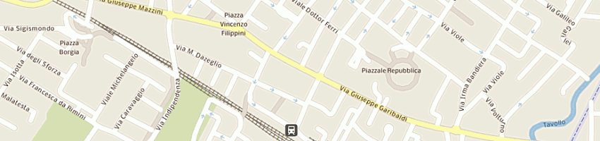 Mappa della impresa franchi giuseppe a CATTOLICA