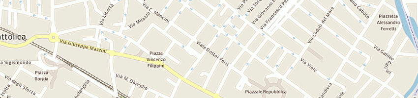 Mappa della impresa centro elio - copy - fax di battistotti daniela a CATTOLICA